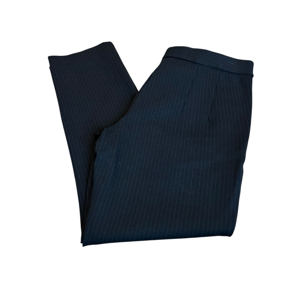 AMANDA + CHELSEA pinstripe dress pants